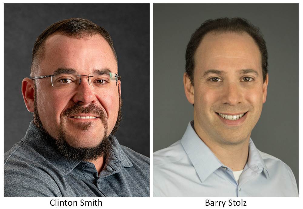 Headshots of Clinton Smith and Barry Stolz