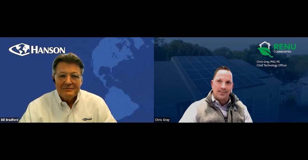 Screenshot from Discussions With Energy Leaders that shows Bill Bradford talking to Chris Gray