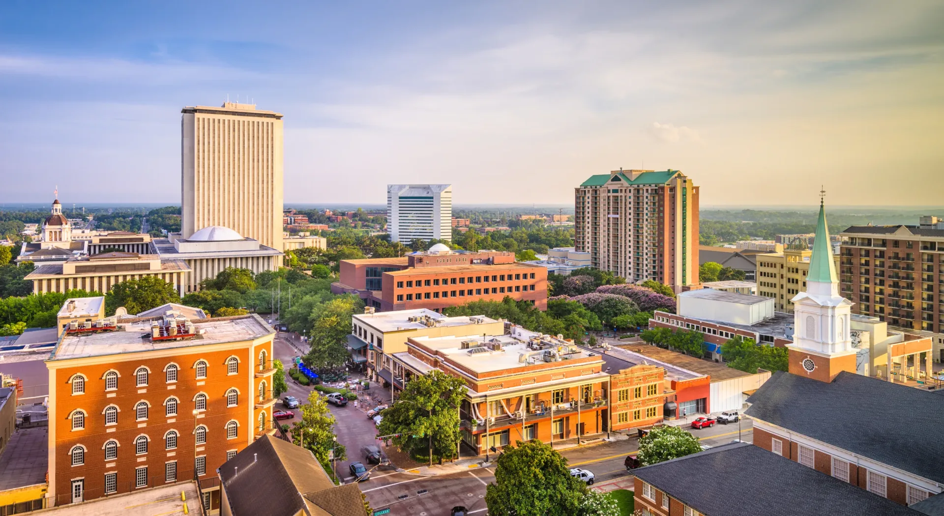 Tallahassee, Florida, USA downtown skyline.