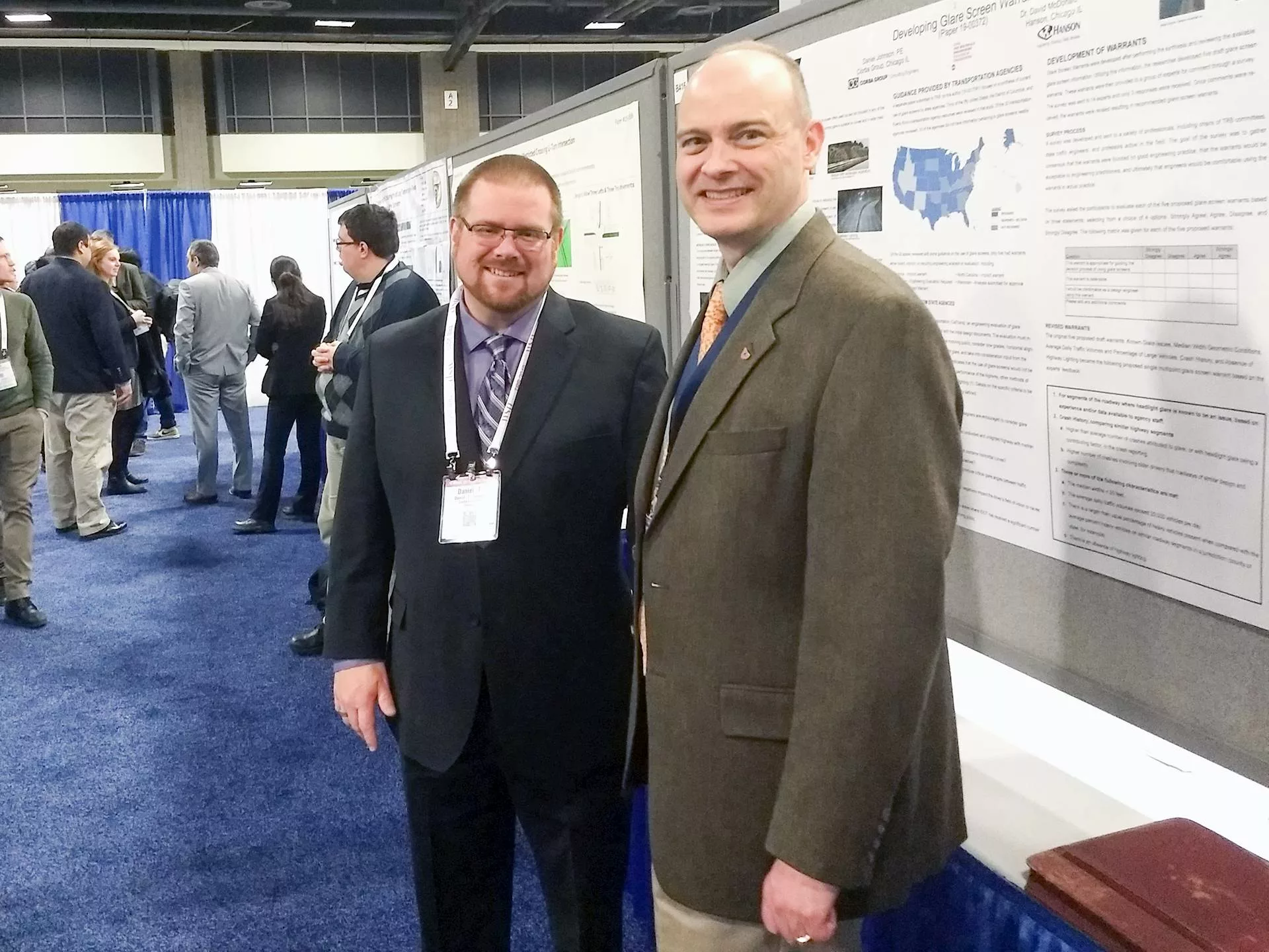 011519 David McDonald and Dan Johnson at TRB