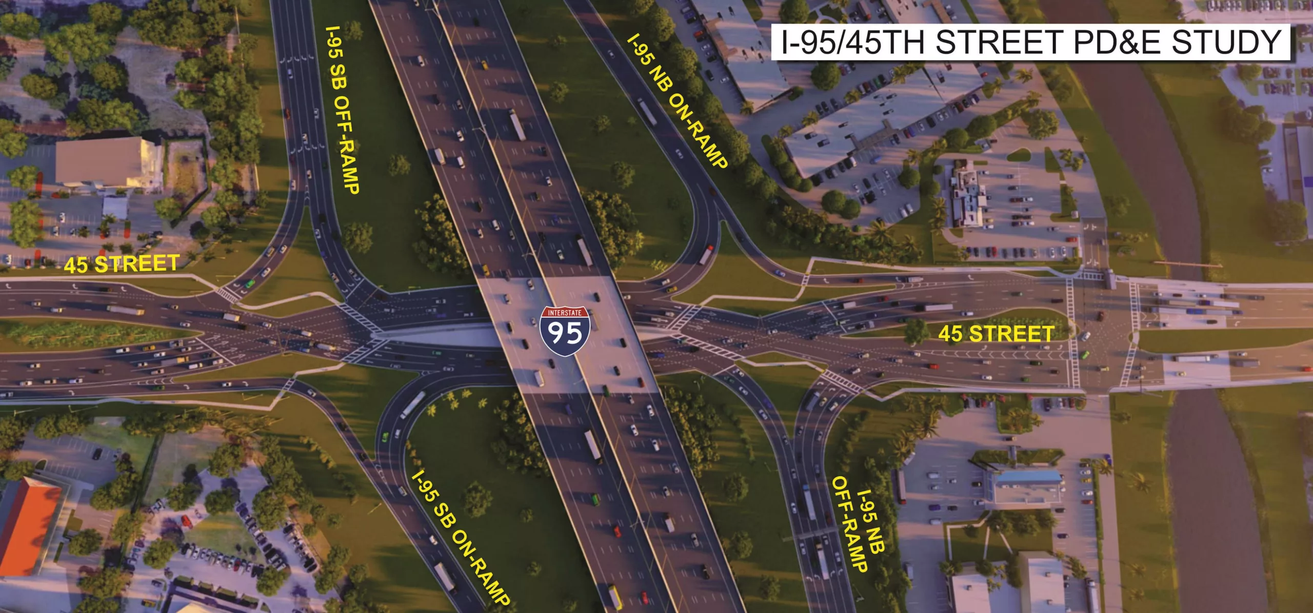 FDOT I-95/45th Street interchange PD&E study, Palm Beach County ...