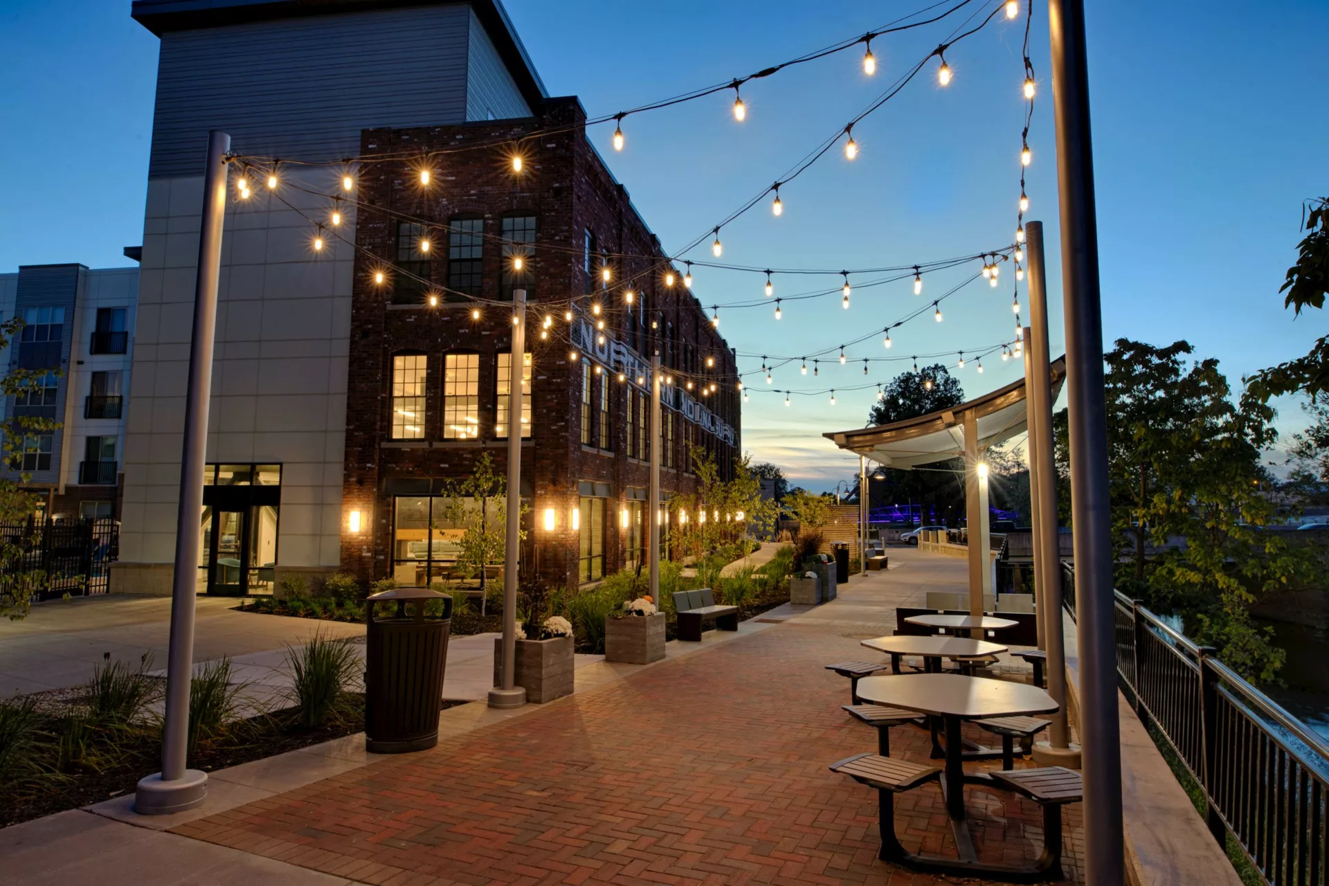 Hanson helped Kokomo, Indiana, revitalize and improve its downtown, including the area around Wildcat Creek, which runs through the heart of the city.