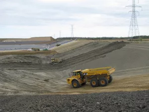 Hanson provided siting, permitting and design services for a coal-combusion byproduct landfill at a power plant site.