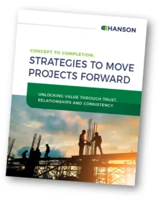 Document cover whose title reads, "Concept to Completion: Strategies to Move Projects Forward. Unlocking Value Through Trust, Relationships and Consistency